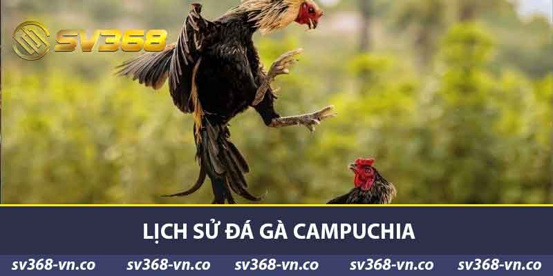 Lịch sử đá gà Campuchia